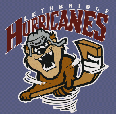 Lethbridge Hurricanes 1997 98-2003 04 Primary Logo vinyl decal